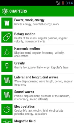 Pocket Physics android App screenshot 9